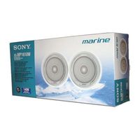 Морская акустика Sony XS-MP1610W