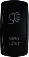 Кнопка с лазерной гравировкой включеня доп света справа , BANDC