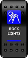 Кнопка включения Rock Lights (синяя),ТИП 2, BANDC,  4х4sport